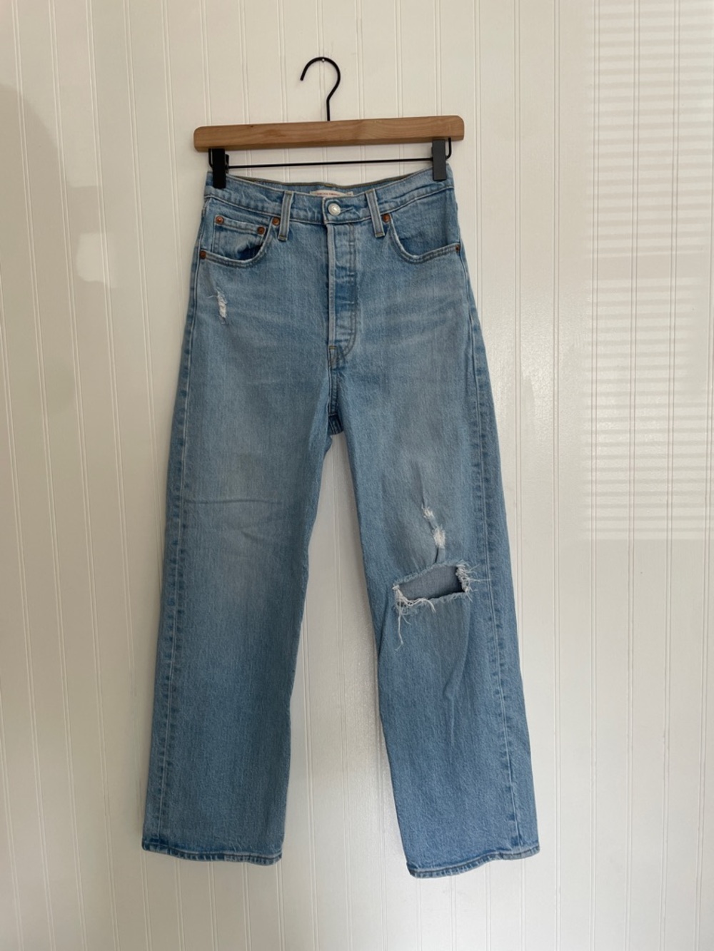 LEVI’S Ribcage Straight Ankle Noe High Jeans Size 4 | 26 - Picture 5 of 13